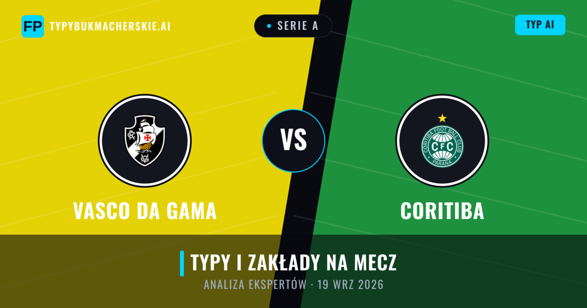 Vasco da Gama vs Coritiba — typy i zapowiedź meczu