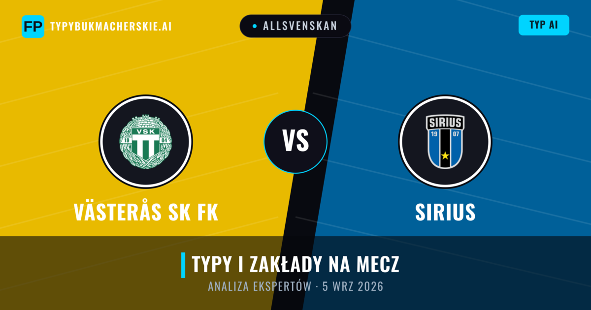 Västerås SK FK vs Sirius — typy i zapowiedź meczu