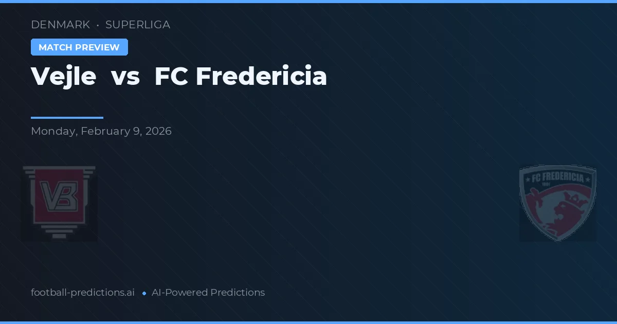 Vejle BK vs FC Fredericia — typy i zapowiedź meczu