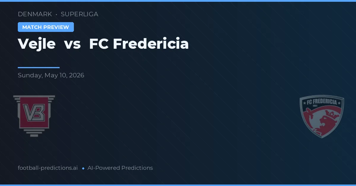 Vejle BK vs FC Fredericia — typy i zapowiedź meczu