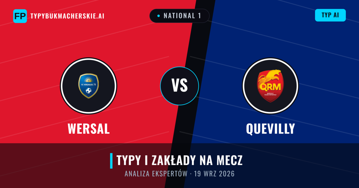 Wersal vs Quevilly — typy i zapowiedź meczu