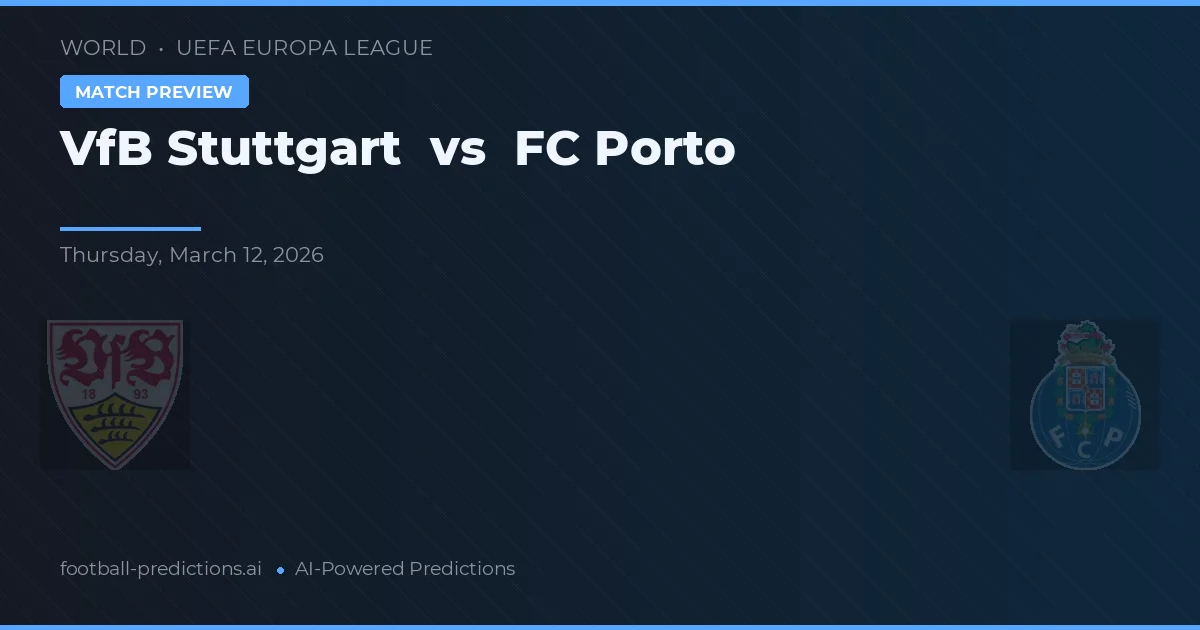 VfB Stuttgart vs FC Porto — typy i zapowiedź meczu