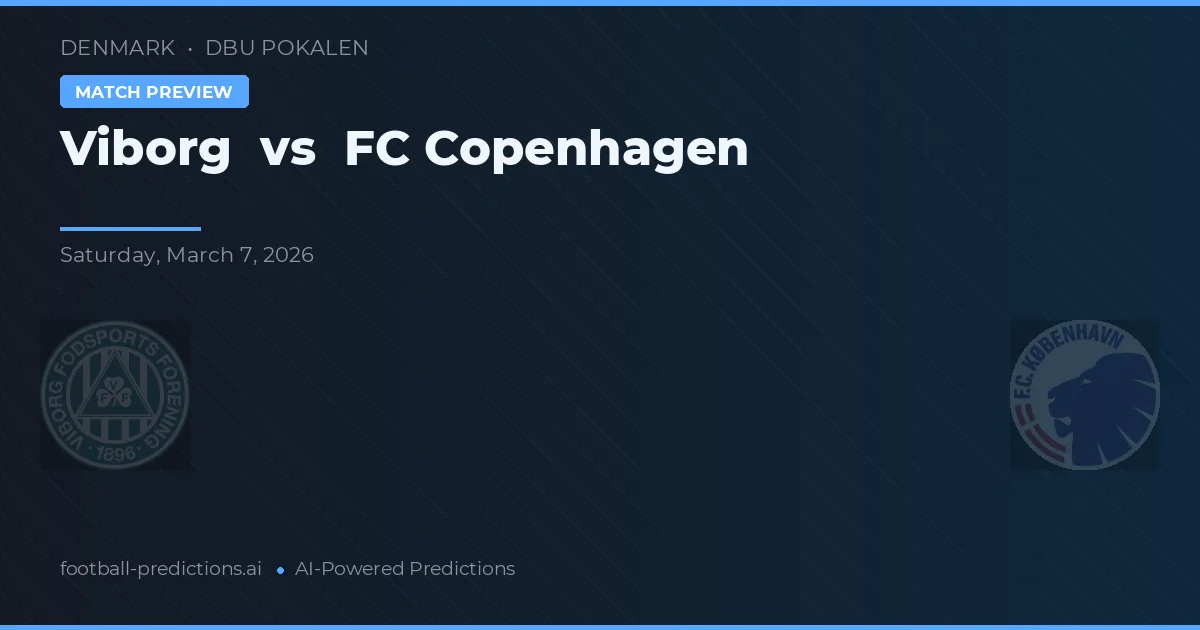 Viborg vs FC København — typy i zapowiedź meczu