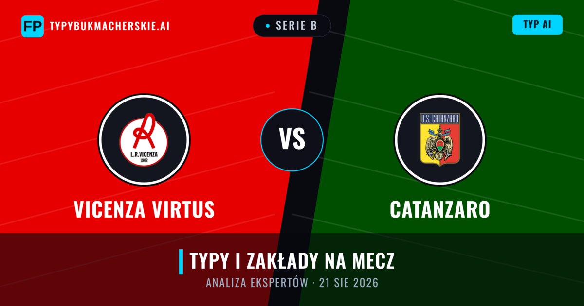 Vicenza Virtus vs Catanzaro — typy i zapowiedź meczu