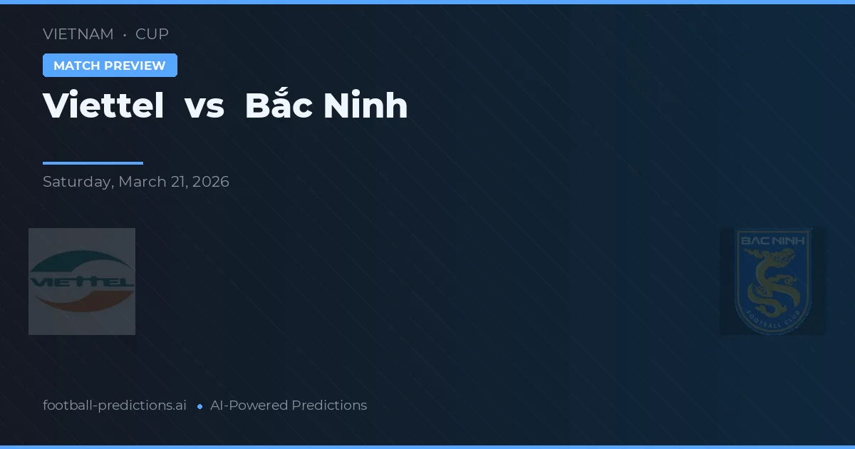 Viettel vs Bắc Ninh — typy i zapowiedź meczu