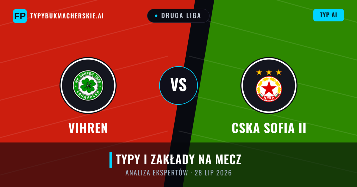 Vihren vs CSKA Sofia II — typy i zapowiedź meczu