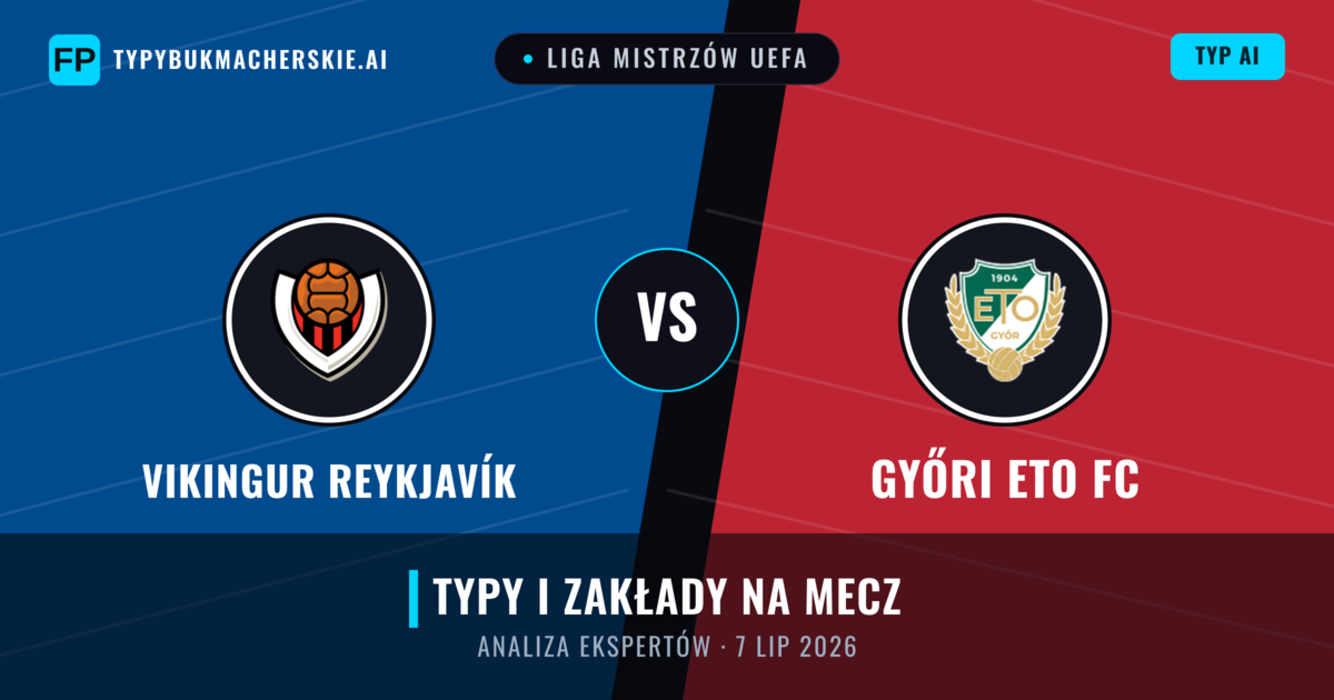 Vikingur Reykjavík vs Győri ETO FC — typy i zapowiedź meczu