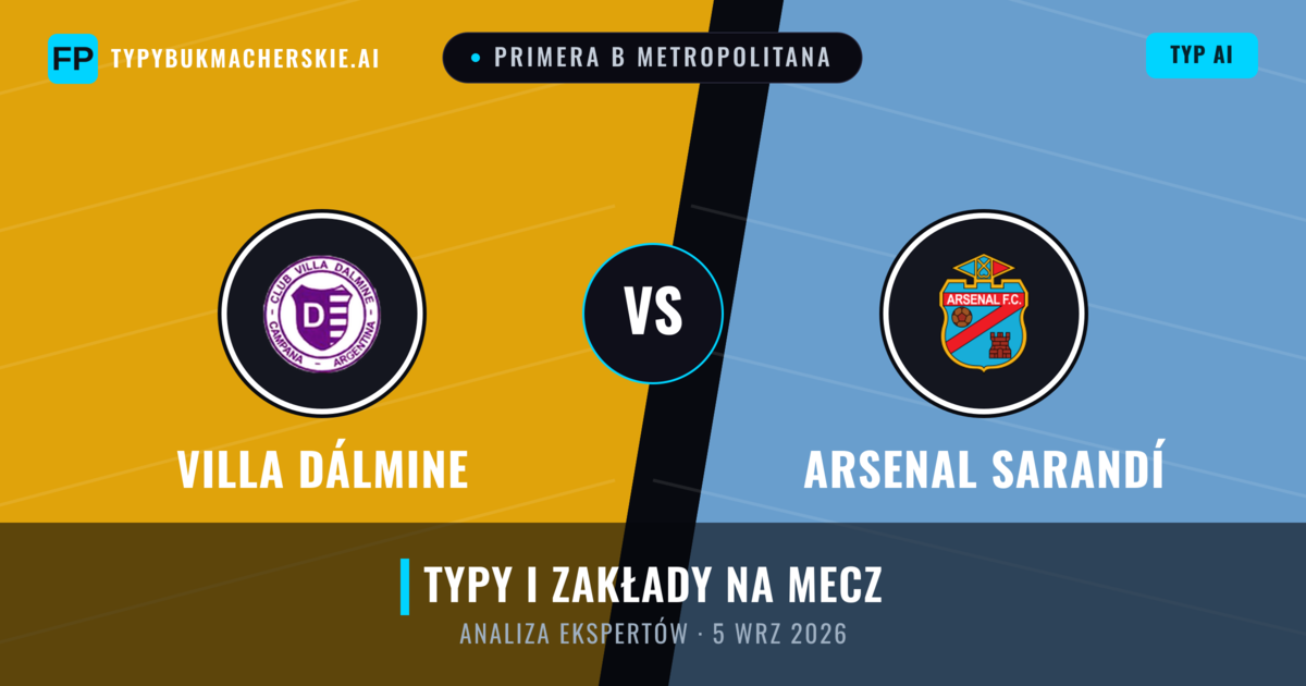 Villa Dálmine vs Arsenal Sarandí — typy i zapowiedź meczu