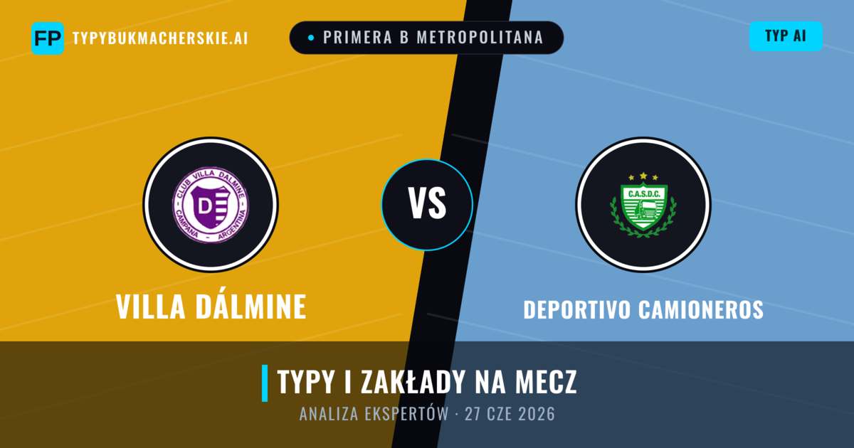 Villa Dálmine vs Deportivo Camioneros — typy i zapowiedź meczu