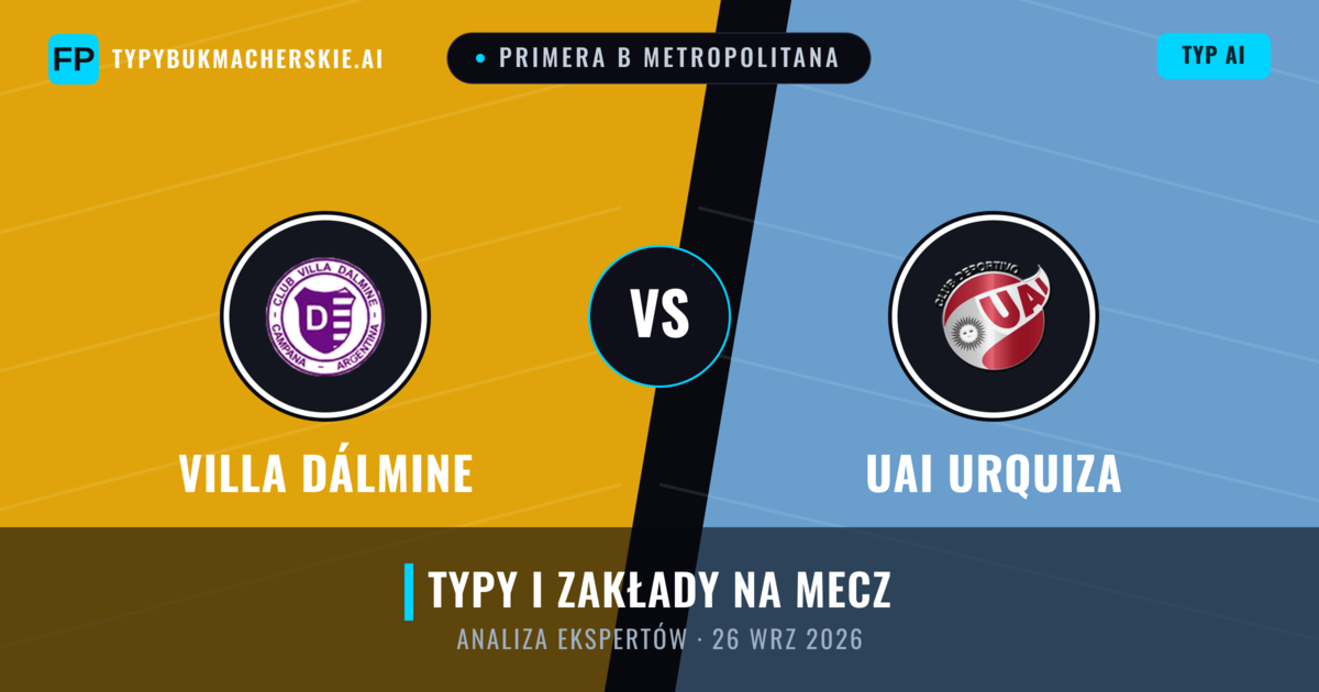 Villa Dálmine vs UAI Urquiza — typy i zapowiedź meczu