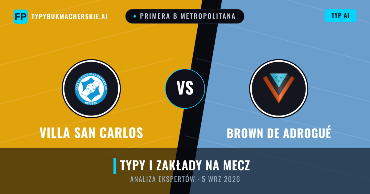 Villa San Carlos vs Brown de Adrogué — typy i zapowiedź meczu