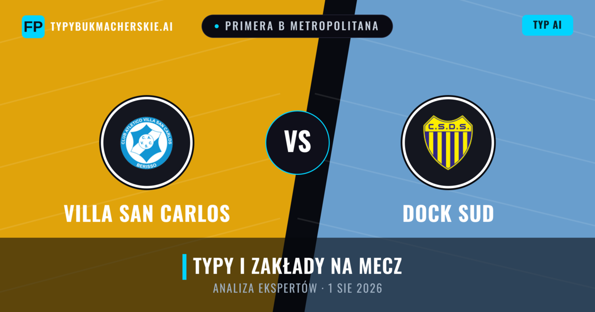 Villa San Carlos vs Dock Sud — typy i zapowiedź meczu