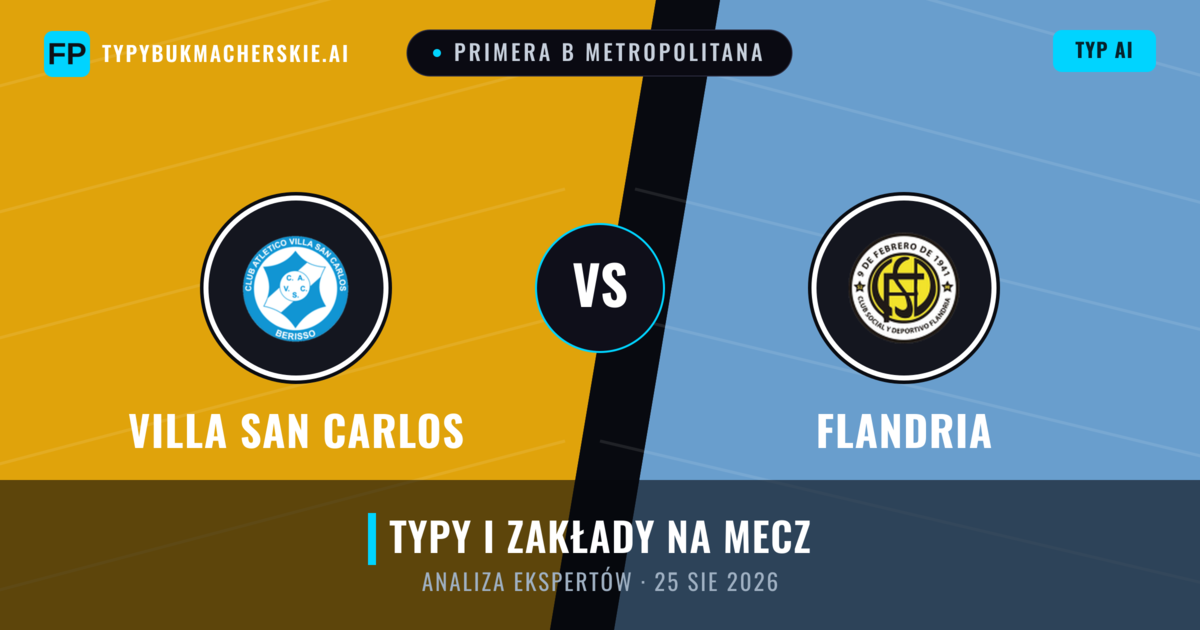 Villa San Carlos vs Flandria — typy i zapowiedź meczu