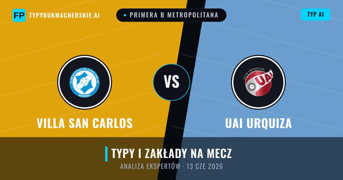Villa San Carlos vs UAI Urquiza — typy i zapowiedź meczu