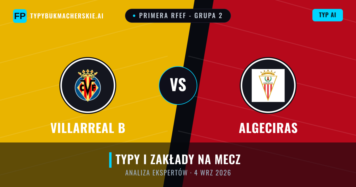 Villarreal B vs Algeciras — typy i zapowiedź meczu