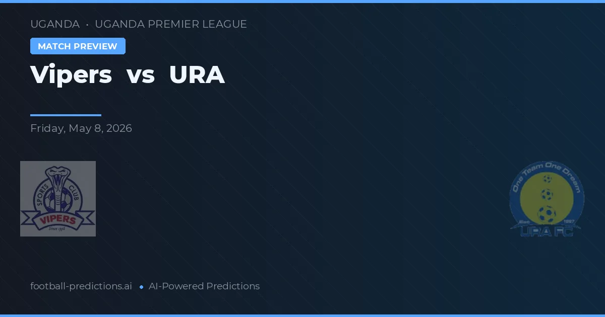 Vipers vs URA — typy i zapowiedź meczu