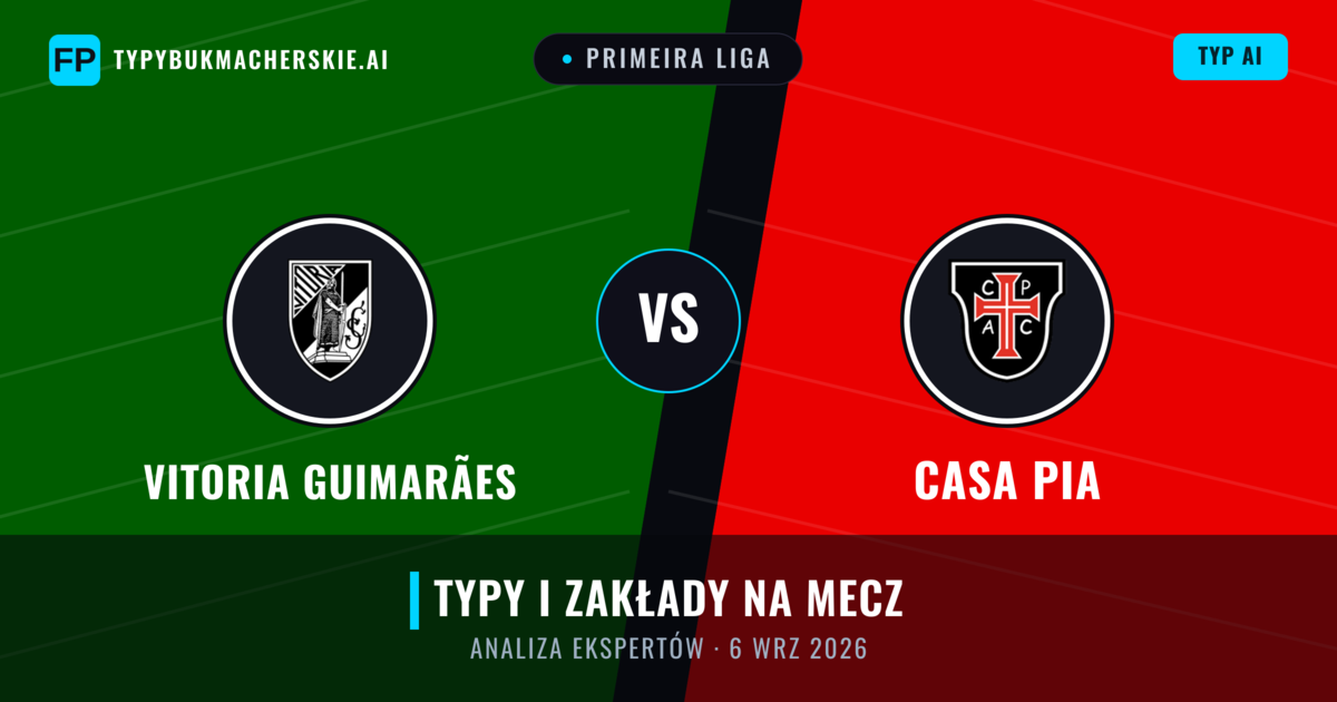 Vitoria Guimarães vs Casa Pia — typy i zapowiedź meczu