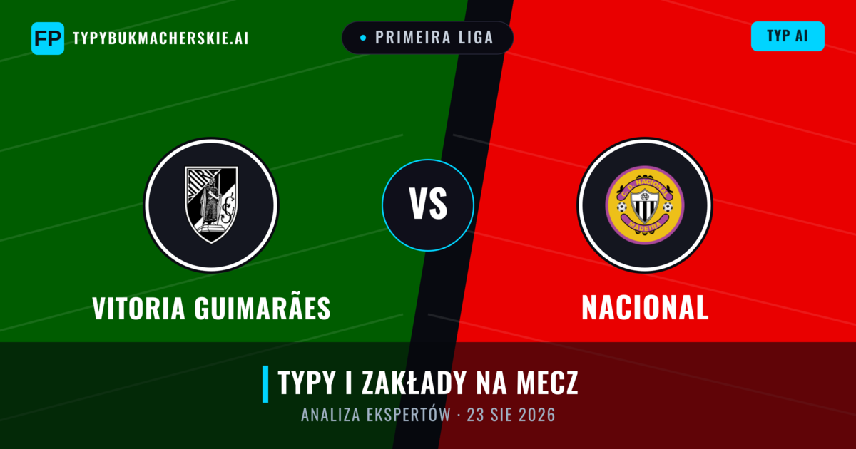 Vitoria Guimarães vs Nacional — typy i zapowiedź meczu