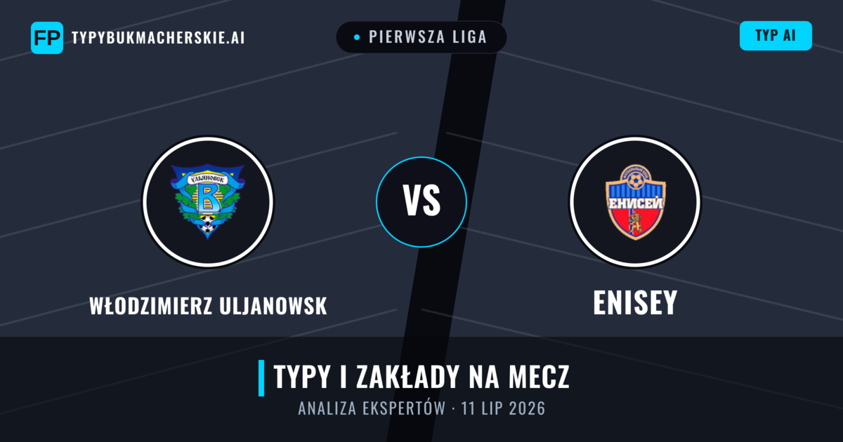 Włodzimierz Uljanowsk vs Enisey — typy i zapowiedź meczu