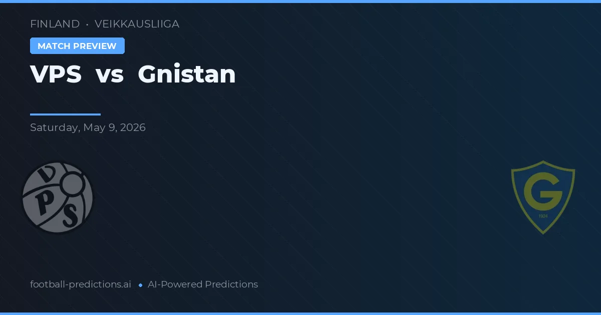 VPS vs Gnistan — typy i zapowiedź meczu