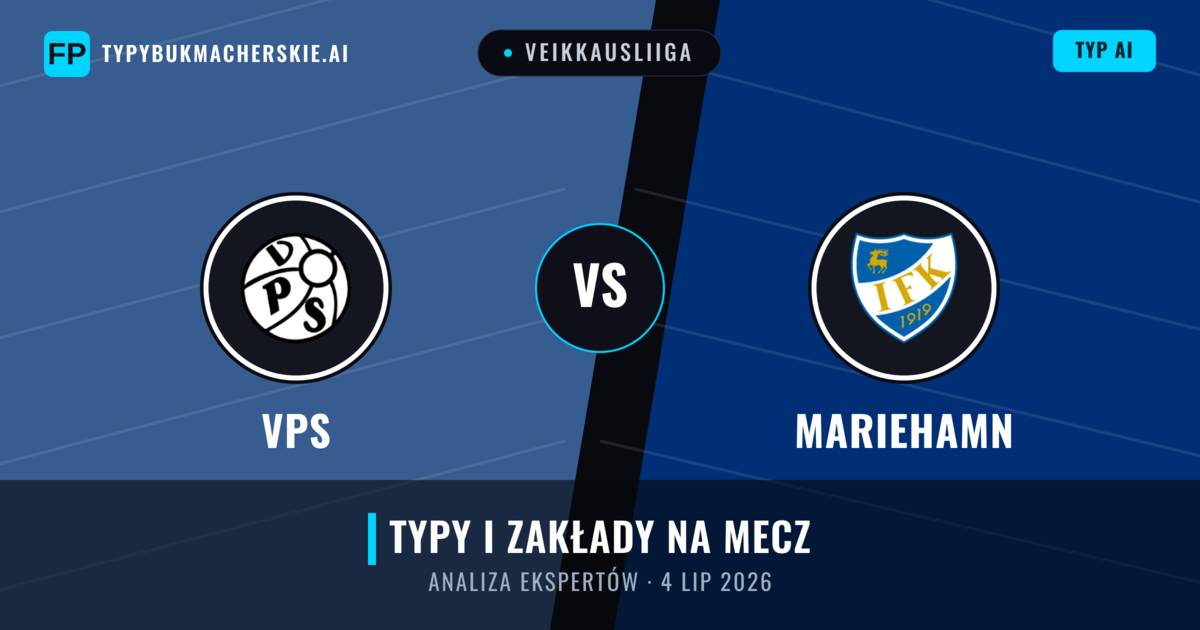 VPS vs Mariehamn — typy i zapowiedź meczu