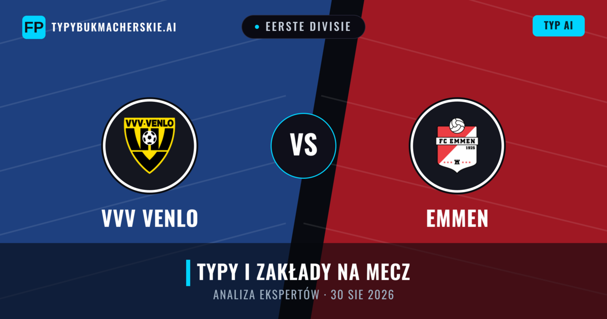 VVV Venlo vs Emmen — typy i zapowiedź meczu
