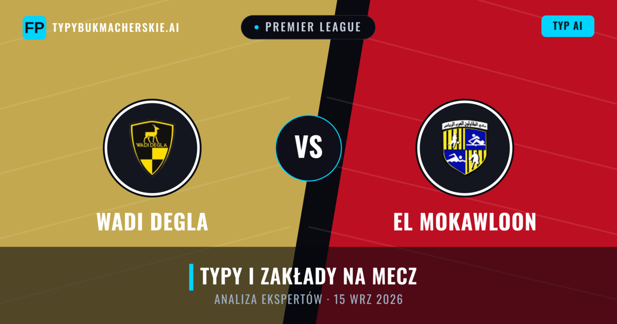 Wadi Degla vs El Mokawloon — typy i zapowiedź meczu