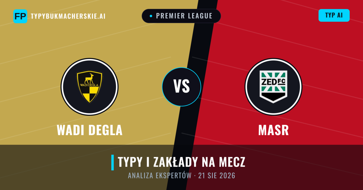 Wadi Degla vs Masr — typy i zapowiedź meczu