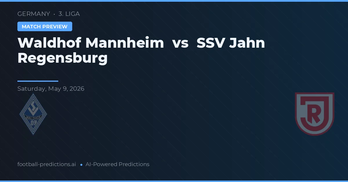 Waldhof Mannheim vs SSV Jahn Regensburg — typy i zapowiedź meczu
