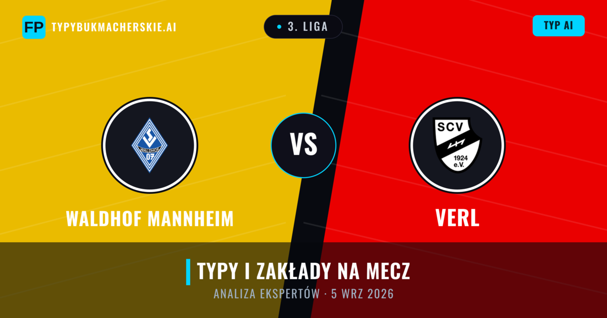Waldhof Mannheim vs Verl — typy i zapowiedź meczu
