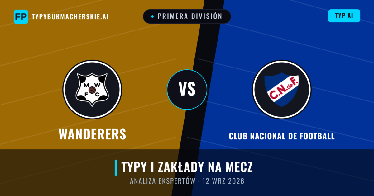 Wanderers vs Club Nacional de Football — typy i zapowiedź meczu