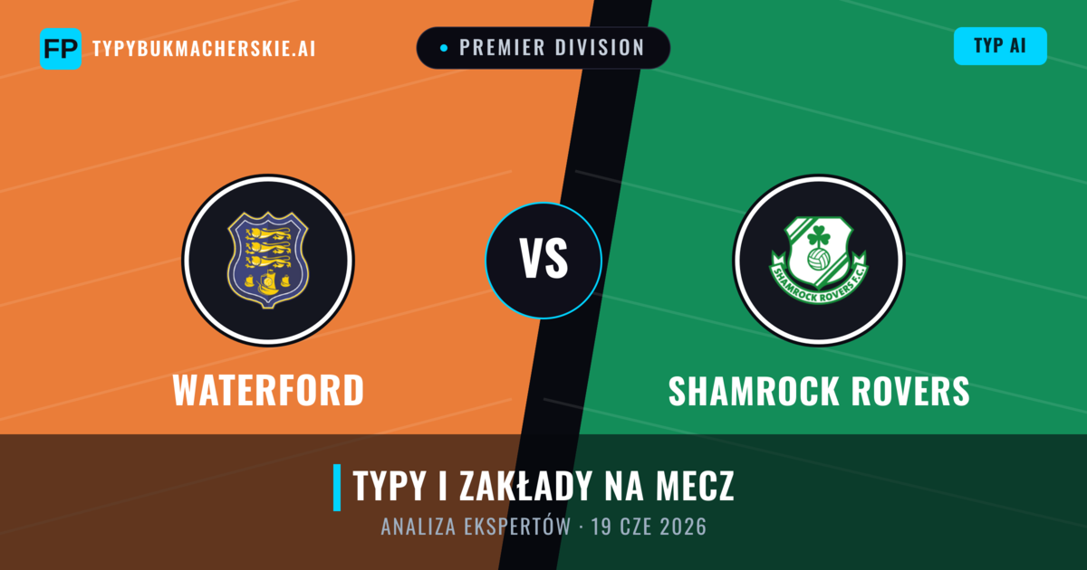 Waterford vs Shamrock Rovers — typy i zapowiedź meczu