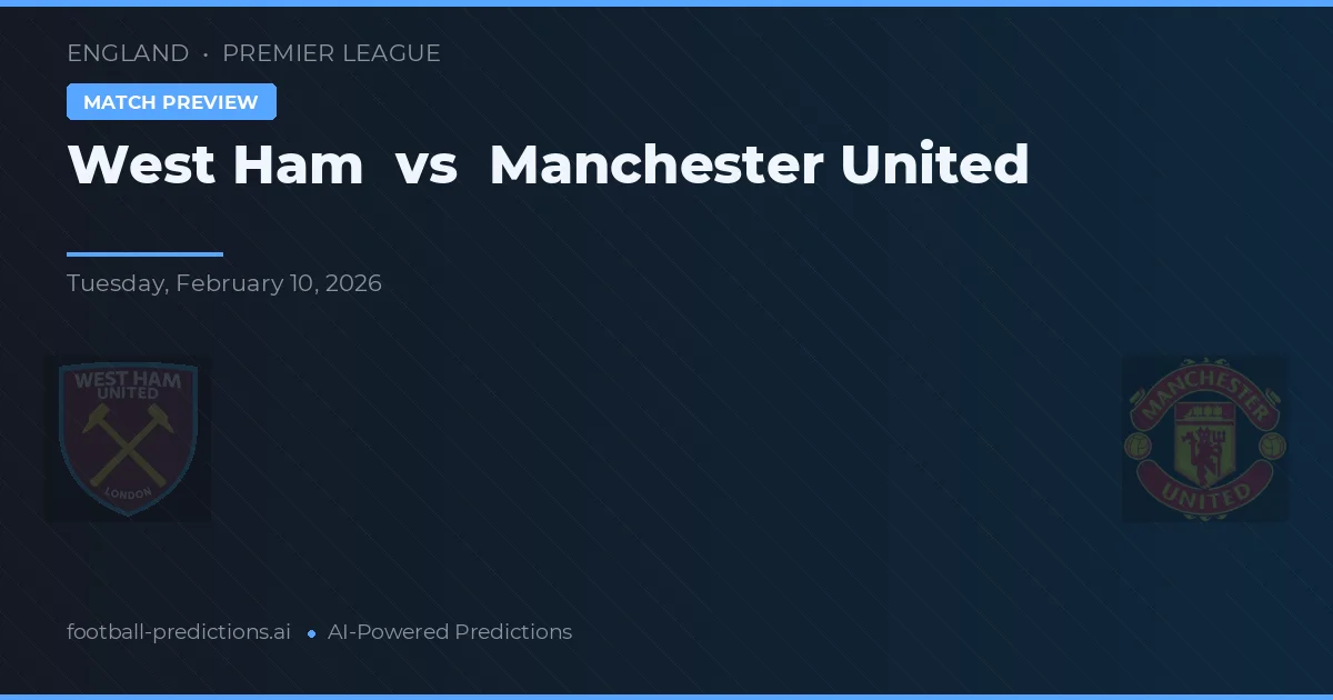 West Ham vs Manchester United — typy i zapowiedź meczu
