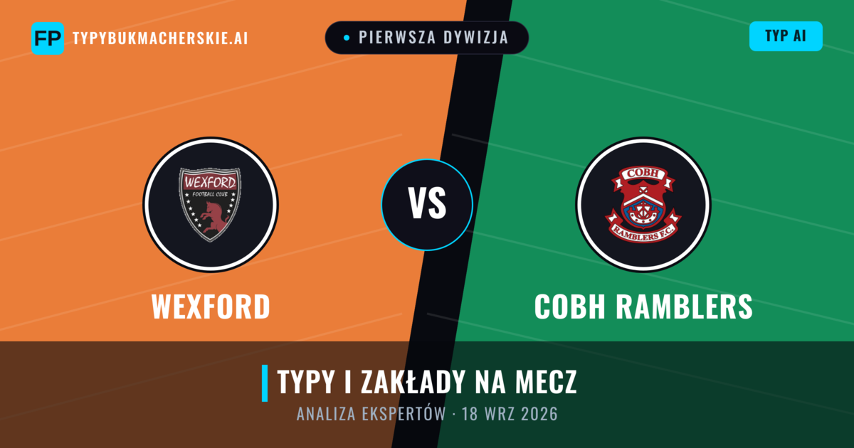 Wexford vs Cobh Ramblers — typy i zapowiedź meczu