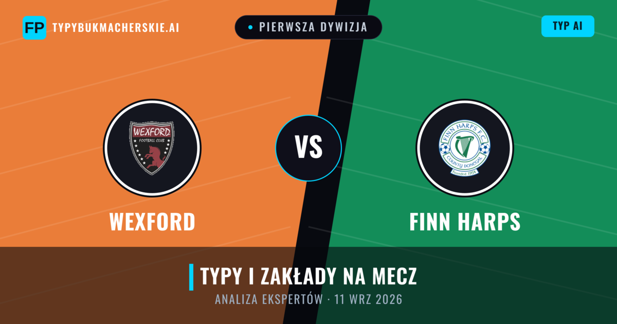 Wexford vs Finn Harps — typy i zapowiedź meczu