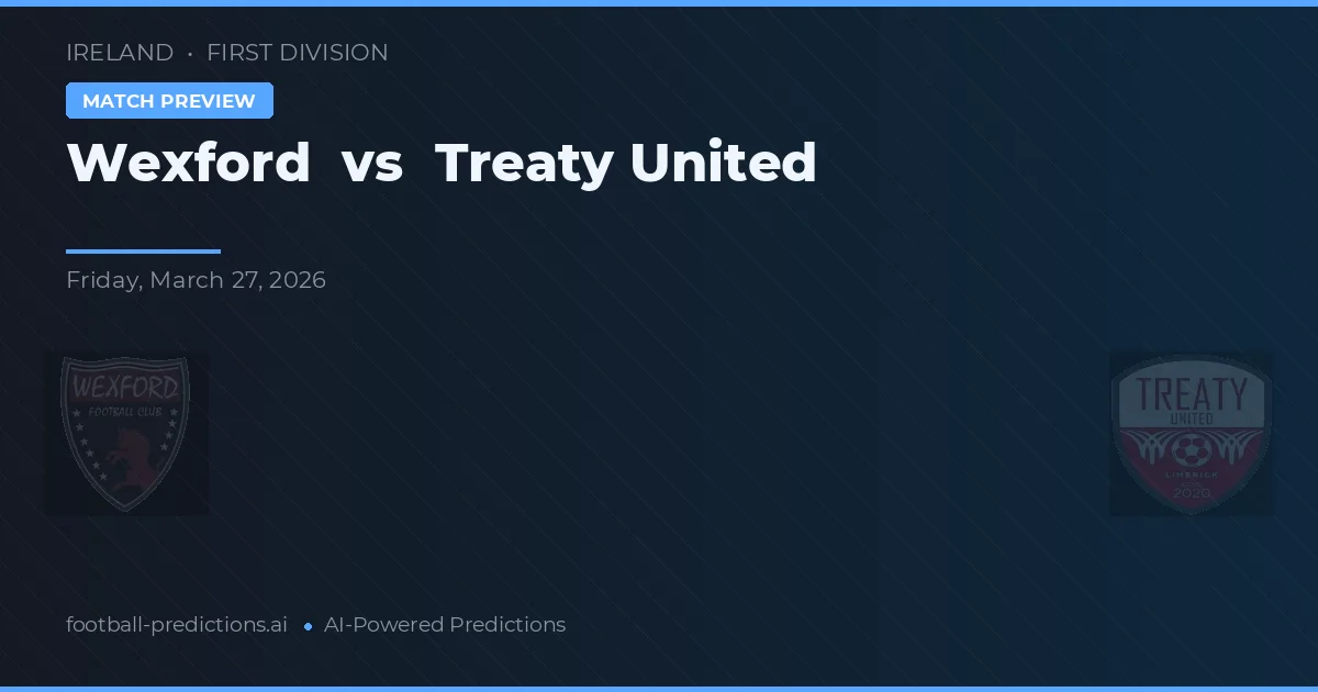 Wexford vs Treaty United — typy i zapowiedź meczu
