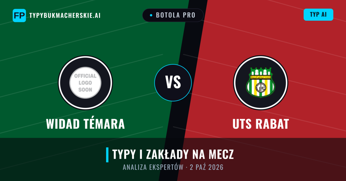 Widad Témara vs UTS Rabat — typy i zapowiedź meczu