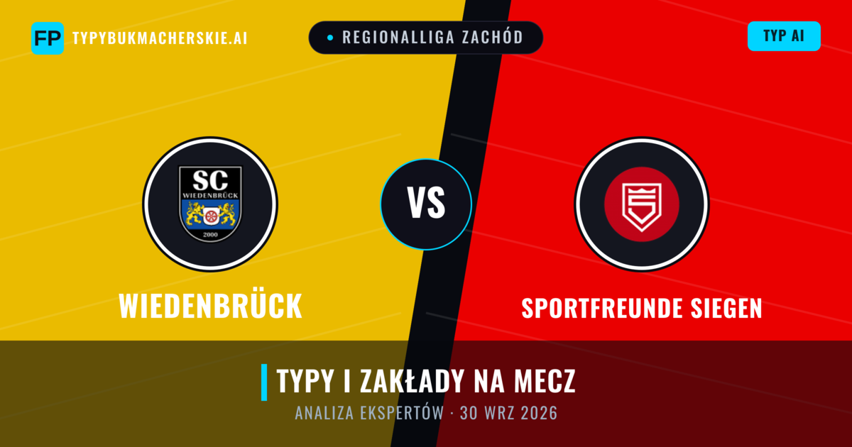 Wiedenbrück vs Sportfreunde Siegen — typy i zapowiedź meczu
