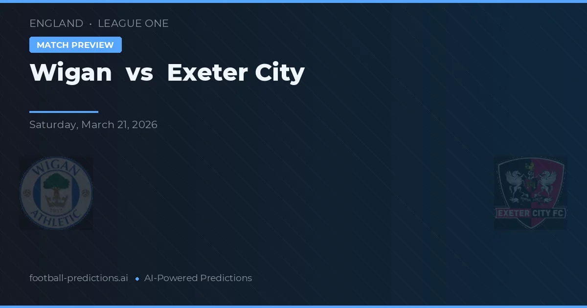 Wigan vs Exeter City — typy i zapowiedź meczu