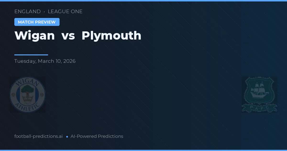 Wigan vs Plymouth — typy i zapowiedź meczu