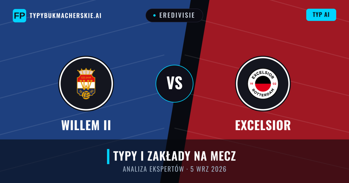 Willem II vs Excelsior — typy i zapowiedź meczu