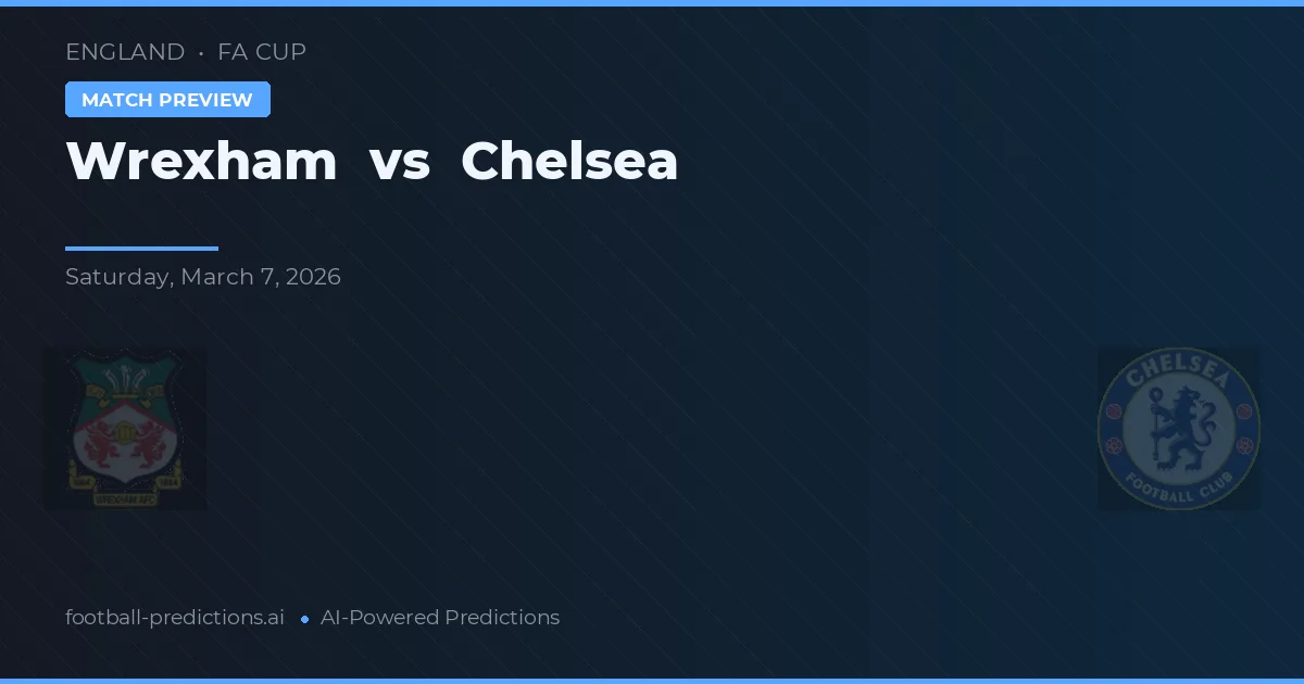 Wrexham vs Chelsea — typy i zapowiedź meczu
