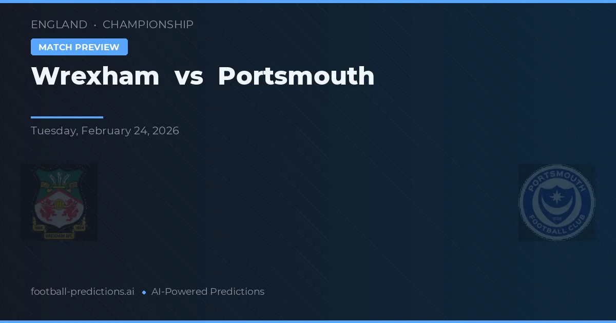 Wrexham vs Portsmouth — typy i zapowiedź meczu