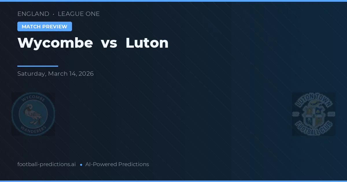 Wycombe vs Luton — typy i zapowiedź meczu