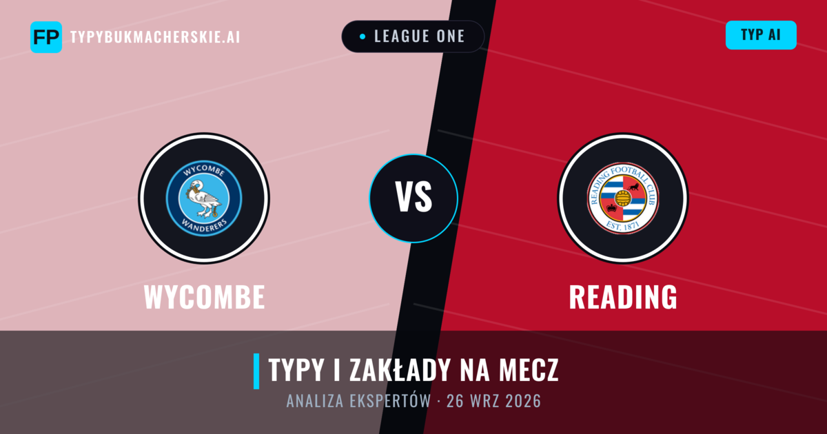 Wycombe vs Reading — typy i zapowiedź meczu