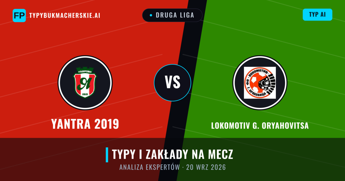 Yantra 2019 vs Lokomotiv G. Oryahovitsa — typy i zapowiedź meczu