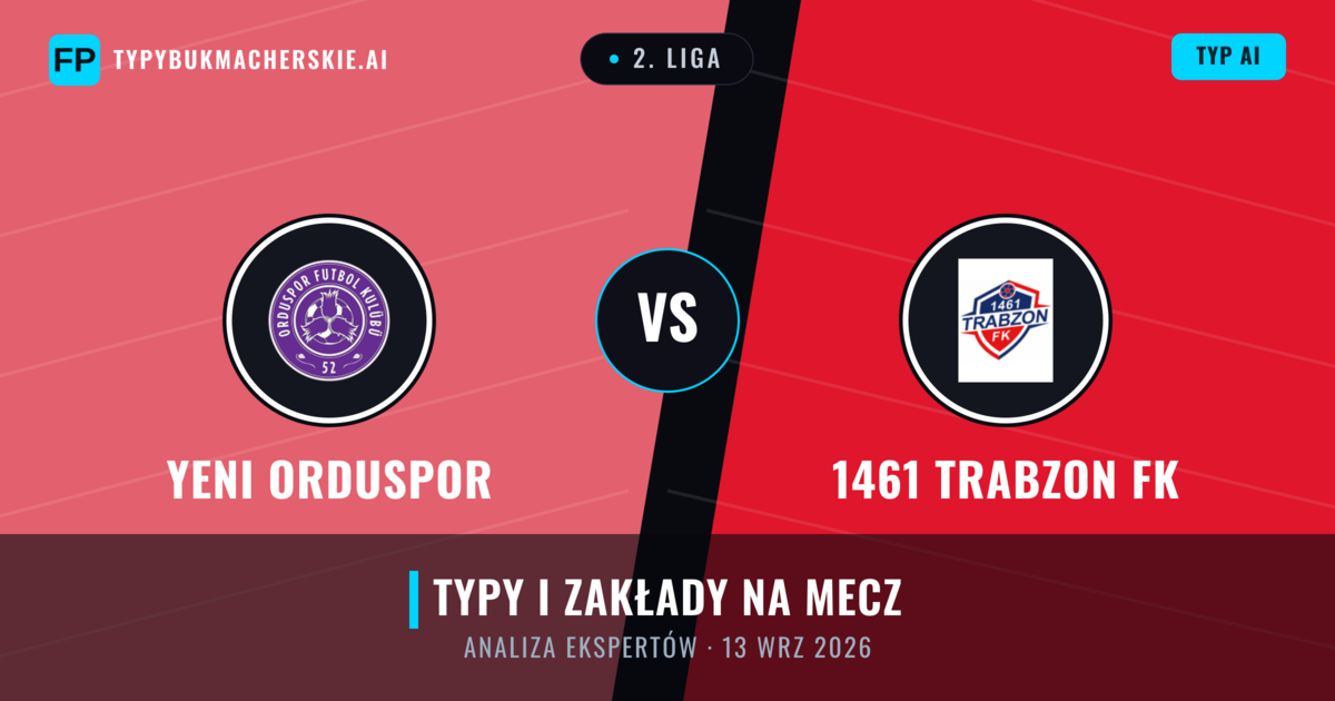 Yeni Orduspor vs 1461 Trabzon FK — typy i zapowiedź meczu