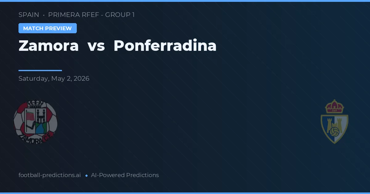 Zamora vs Ponferradina preview