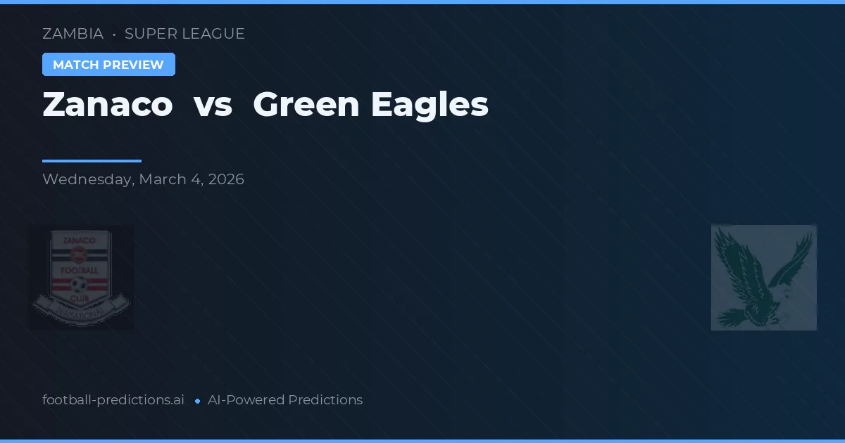 Zanaco vs Zielone Orły preview