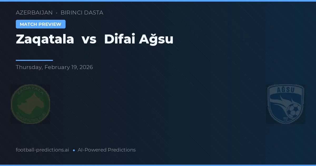 Zaqatala vs Difai Ağsu — typy i zapowiedź meczu
